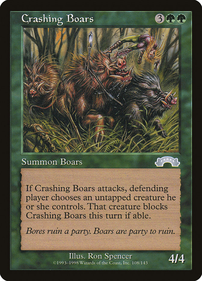 Crashing Boars [Exodus] | Pandora's Boox