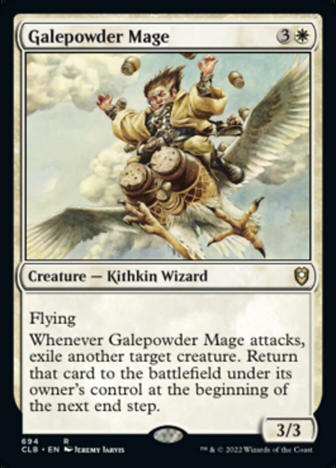 Galepowder Mage [Commander Legends: Battle for Baldur's Gate] | Pandora's Boox