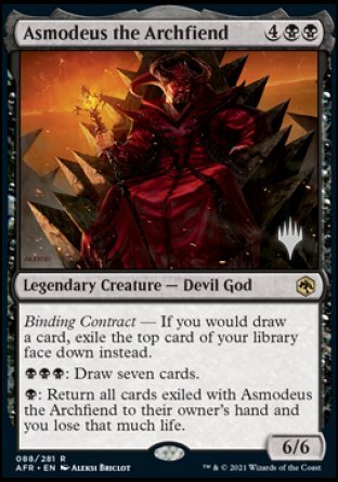 Asmodeus the Archfiend (Promo Pack) [Dungeons & Dragons: Adventures in the Forgotten Realms Promos] | Pandora's Boox