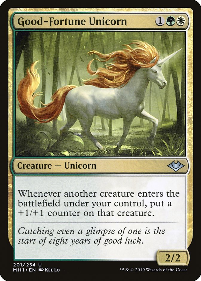 Good-Fortune Unicorn [Modern Horizons] | Pandora's Boox