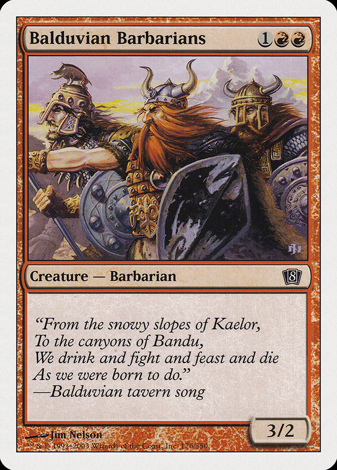 Balduvian Barbarians [Eighth Edition] | Pandora's Boox