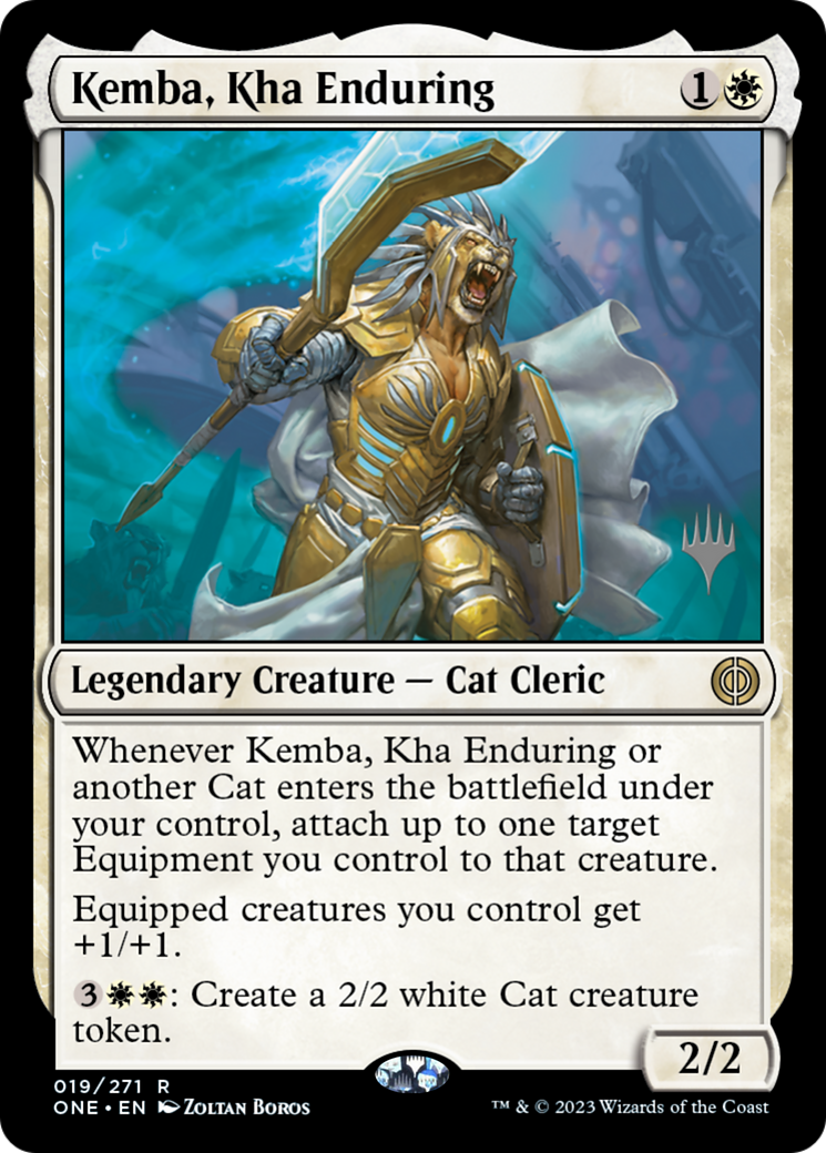 Kemba, Kha Enduring (Promo Pack) [Phyrexia: All Will Be One Promos] | Pandora's Boox