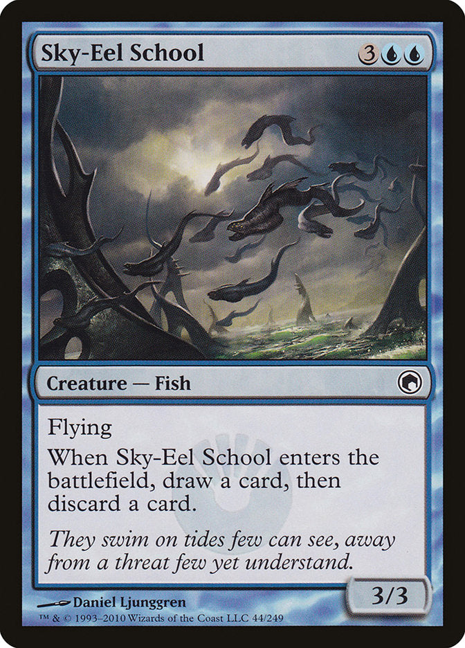 Sky-Eel School [Scars of Mirrodin] | Pandora's Boox