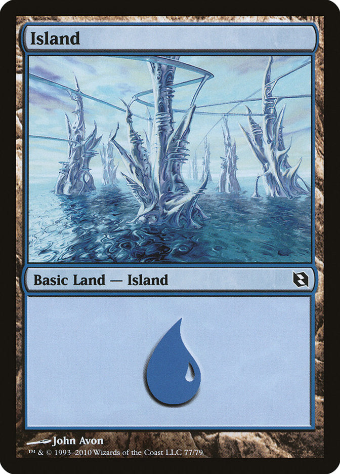 Island (77) [Duel Decks: Elspeth vs. Tezzeret] | Pandora's Boox