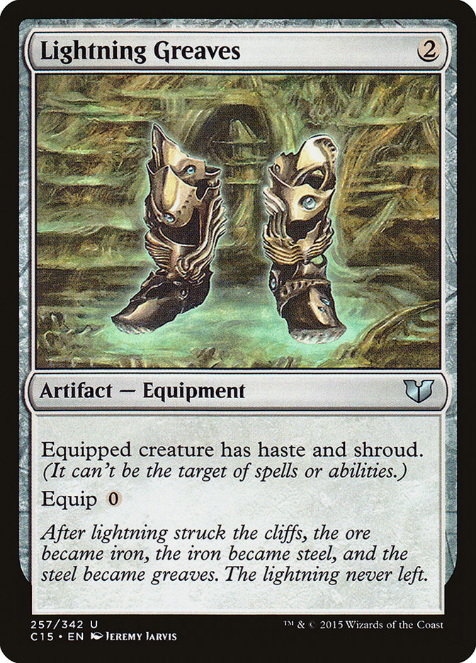 Lightning Greaves [Commander 2015] | Pandora's Boox