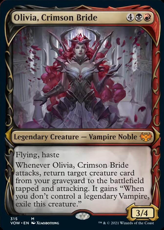 Olivia, Crimson Bride (Showcase Fang Frame) [Innistrad: Crimson Vow] | Pandora's Boox