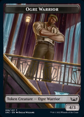 Ogre Warrior // Spirit Double-Sided Token [Streets of New Capenna Tokens] | Pandora's Boox