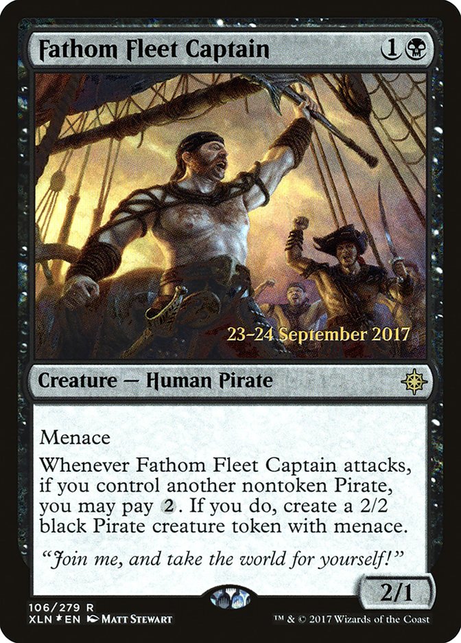 Fathom Fleet Captain [Ixalan Prerelease Promos] | Pandora's Boox