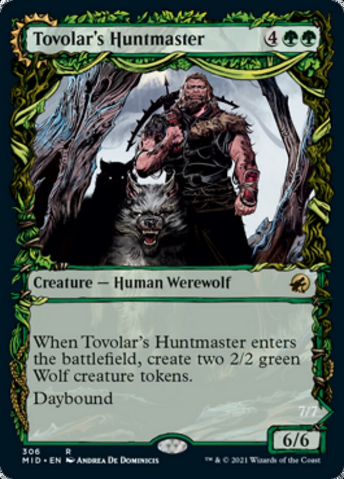 Tovolar's Huntmaster // Tovolar's Packleader (Showcase Equinox) [Innistrad: Midnight Hunt] | Pandora's Boox