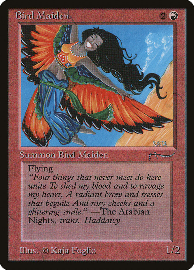 Bird Maiden (Dark Mana Cost) [Arabian Nights] | Pandora's Boox