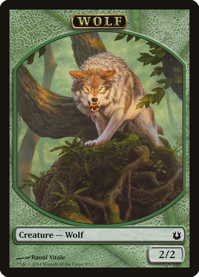 Wolf Token [Born of the Gods Tokens] | Pandora's Boox