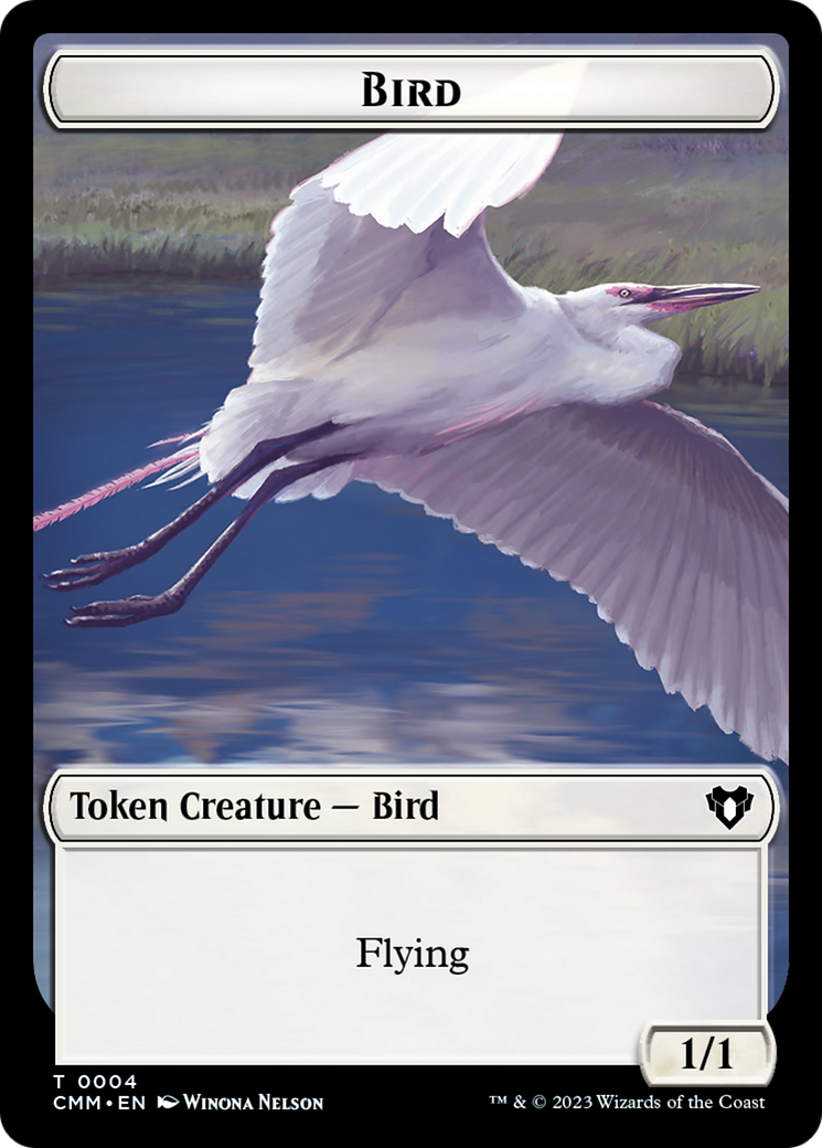 Bird Token [Commander Masters Tokens] | Pandora's Boox