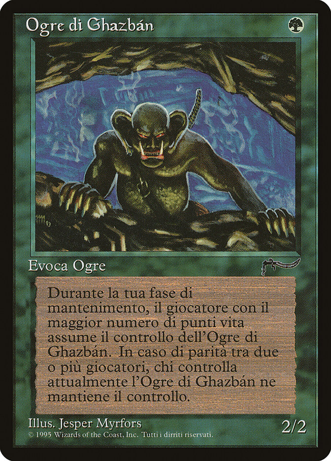 Ghazban Ogre (Italian) "Ogre di Ghazban" [Rinascimento] | Pandora's Boox