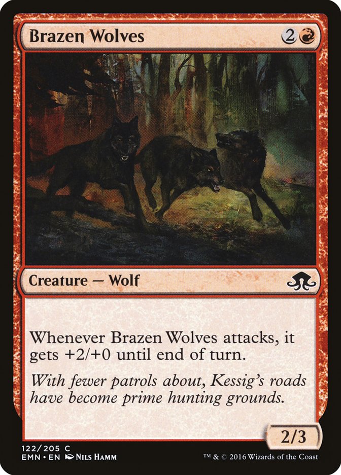 Brazen Wolves [Eldritch Moon] | Pandora's Boox