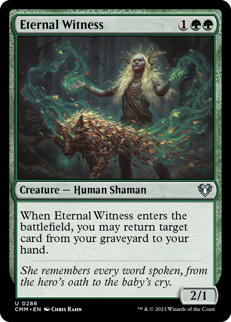 Eternal Witness [Commander Masters] | Pandora's Boox