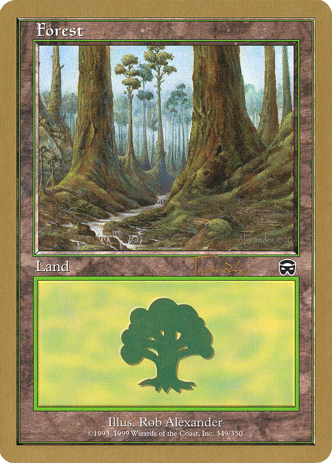 Forest (jt349) (Jan Tomcani) [World Championship Decks 2001] | Pandora's Boox