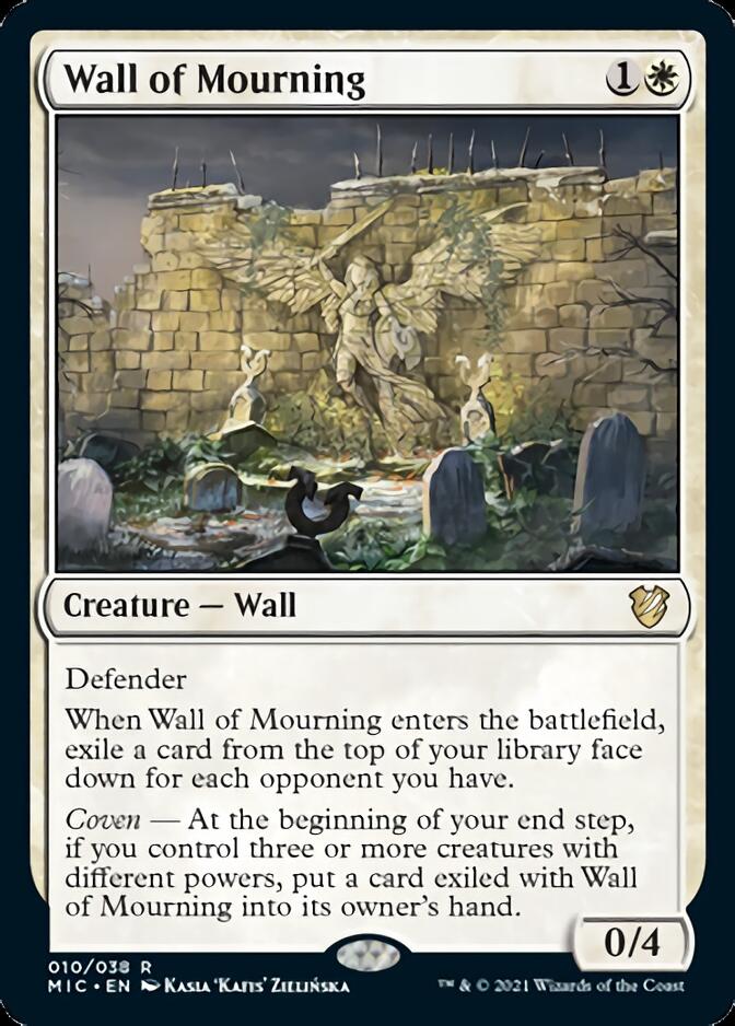 Wall of Mourning [Innistrad: Midnight Hunt Commander] | Pandora's Boox