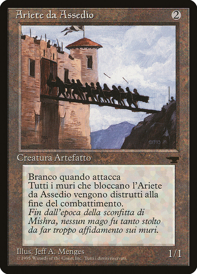 Battering Ram (Italian) - "Ariete da Assedio" [Rinascimento] | Pandora's Boox