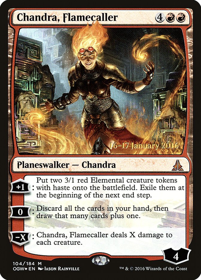 Chandra, Flamecaller [Oath of the Gatewatch Prerelease Promos] | Pandora's Boox