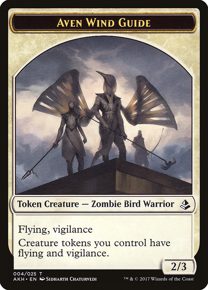 Aven Wind Guide // Hippo Double-Sided Token [Amonkhet Tokens] | Pandora's Boox