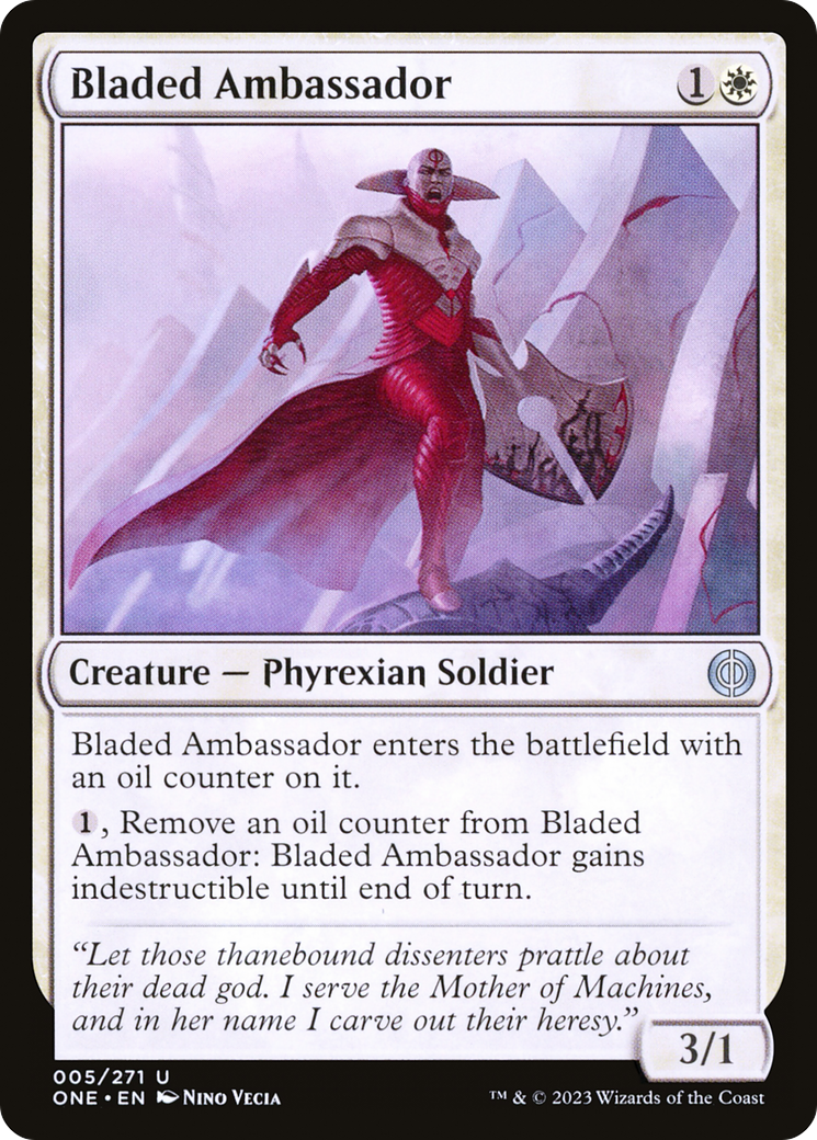 Bladed Ambassador [Phyrexia: All Will Be One] | Pandora's Boox