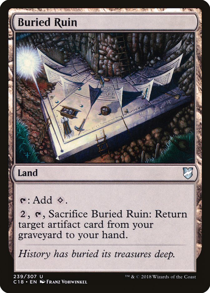 Buried Ruin [Commander 2018] | Pandora's Boox