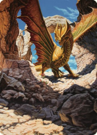Ancient Brass Dragon Art Card (02) [Commander Legends: Battle for Baldur's Gate Art Series] | Pandora's Boox