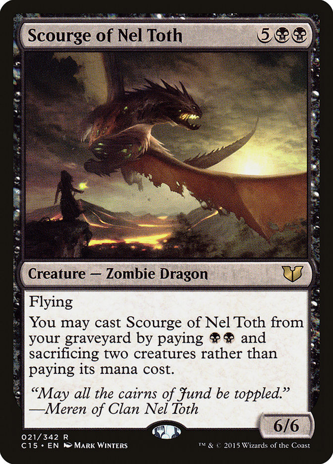 Scourge of Nel Toth [Commander 2015] | Pandora's Boox