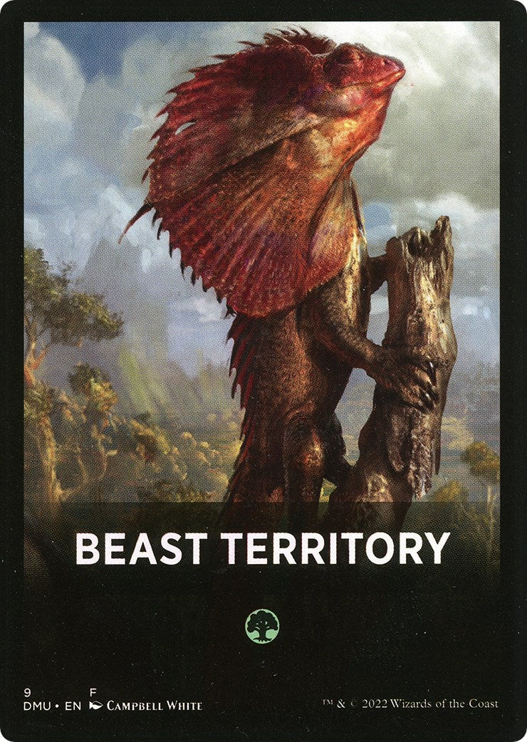 Beast Territory Theme Card [Dominaria United Tokens] | Pandora's Boox