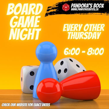 Board Games @ Pandora's ticket