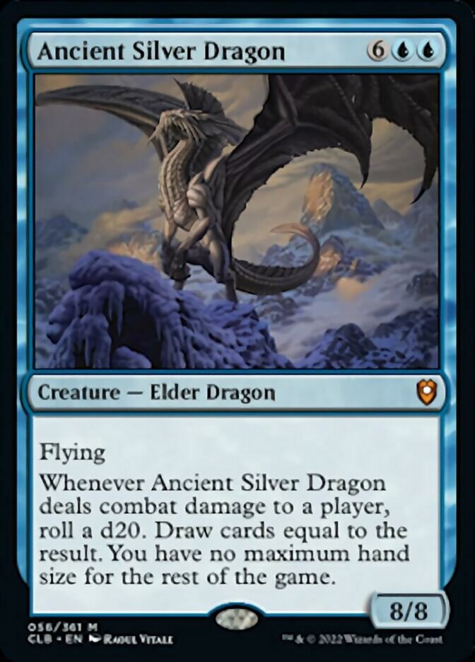 Ancient Silver Dragon [Commander Legends: Battle for Baldur's Gate] | Pandora's Boox