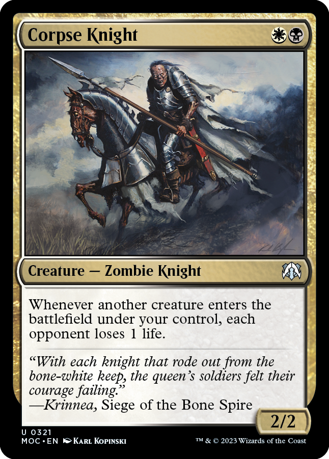 Corpse Knight [March of the Machine Commander] | Pandora's Boox