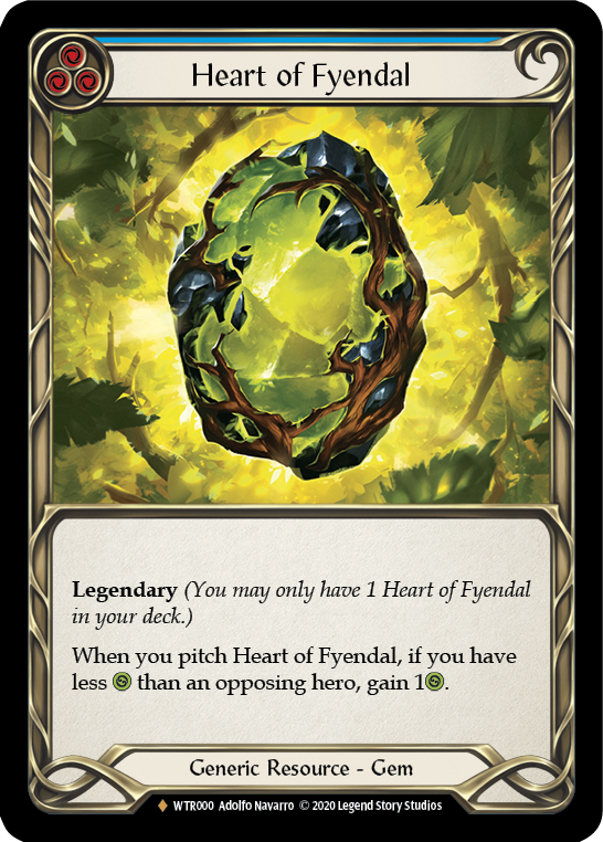 Heart of Fyendal [WTR000] Unlimited Edition Rainbow Foil