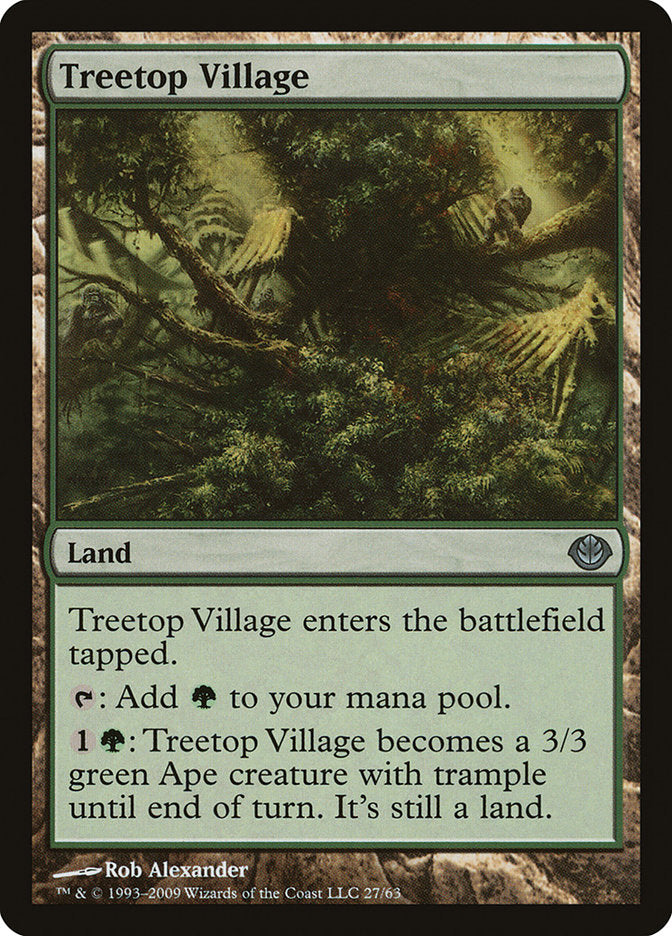 Treetop Village [Duel Decks: Garruk vs. Liliana] | Pandora's Boox