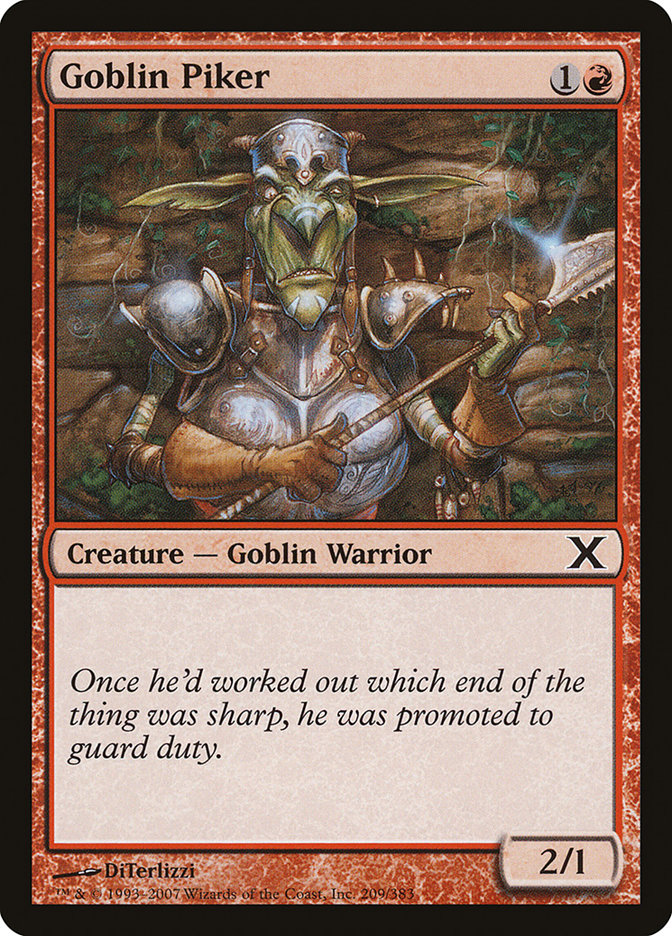 Goblin Piker [Tenth Edition] | Pandora's Boox