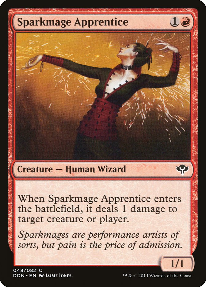 Sparkmage Apprentice [Duel Decks: Speed vs. Cunning] | Pandora's Boox