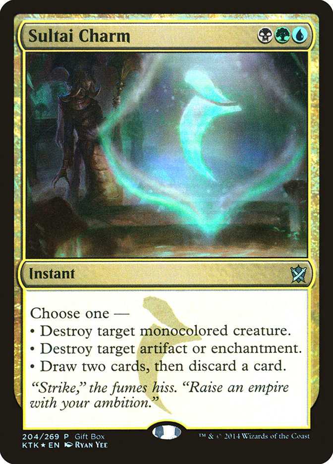 Sultai Charm (Gift Box) [Khans of Tarkir Promos] | Pandora's Boox