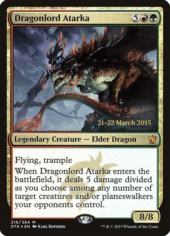 Dragonlord Atarka [Dragons of Tarkir Prerelease Promos] | Pandora's Boox