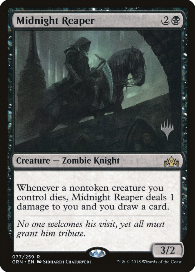 Midnight Reaper (Promo Pack) [Guilds of Ravnica Promos] | Pandora's Boox