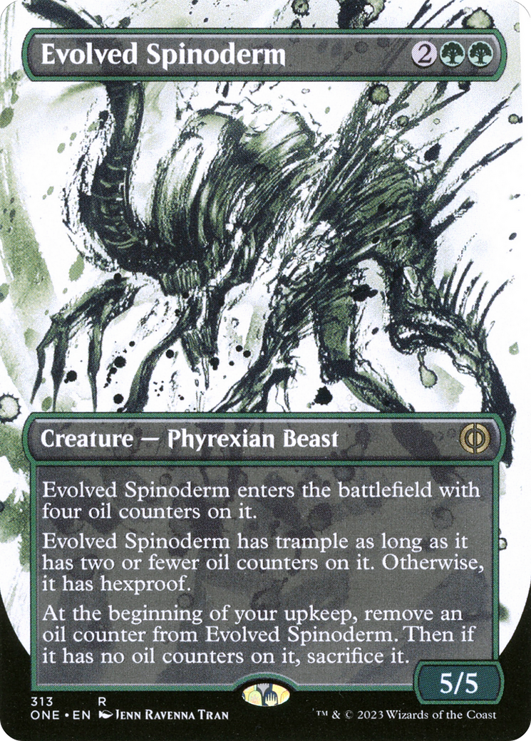 Evolved Spinoderm (Borderless Ichor) [Phyrexia: All Will Be One] | Pandora's Boox
