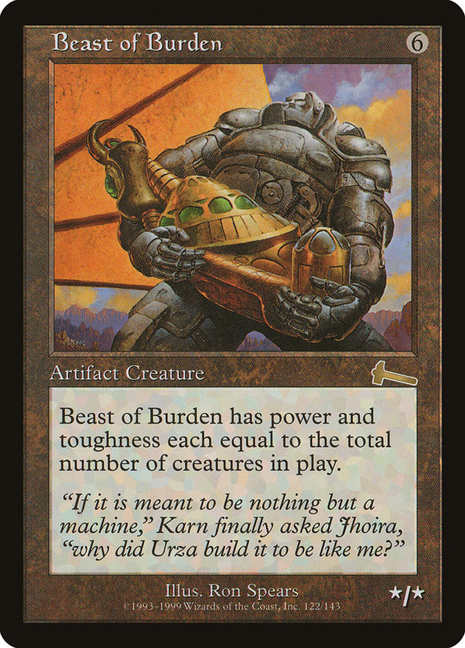 Beast of Burden [Urza's Legacy] | Pandora's Boox