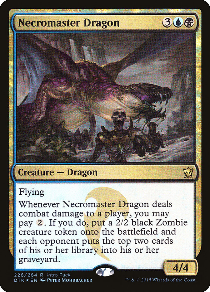 Necromaster Dragon (Intro Pack) [Dragons of Tarkir Promos] | Pandora's Boox