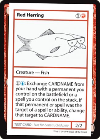 Red Herring (2021 Edition) [Mystery Booster Playtest Cards] | Pandora's Boox
