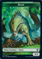 Beast (011) // Insect Double-Sided Token [Commander 2021 Tokens] | Pandora's Boox
