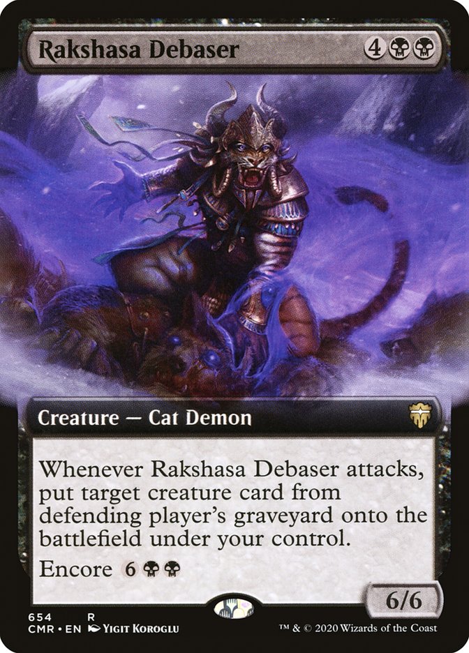 Rakshasa Debaser (Extended Art) [Commander Legends] | Pandora's Boox