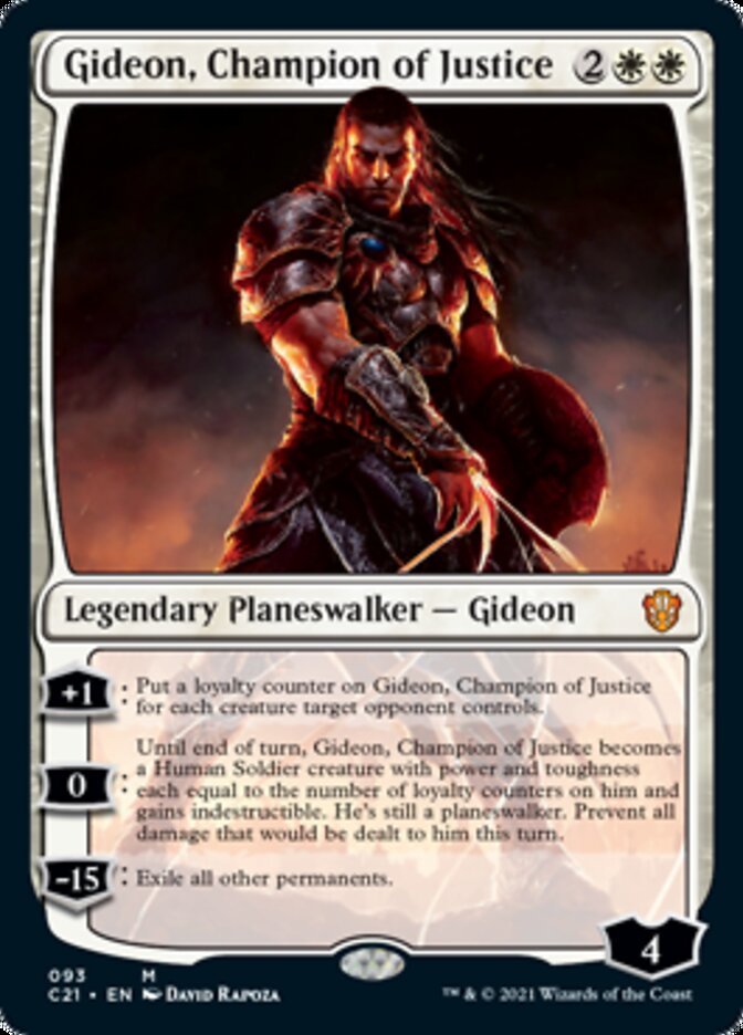 Gideon, Champion of Justice [Commander 2021] | Pandora's Boox
