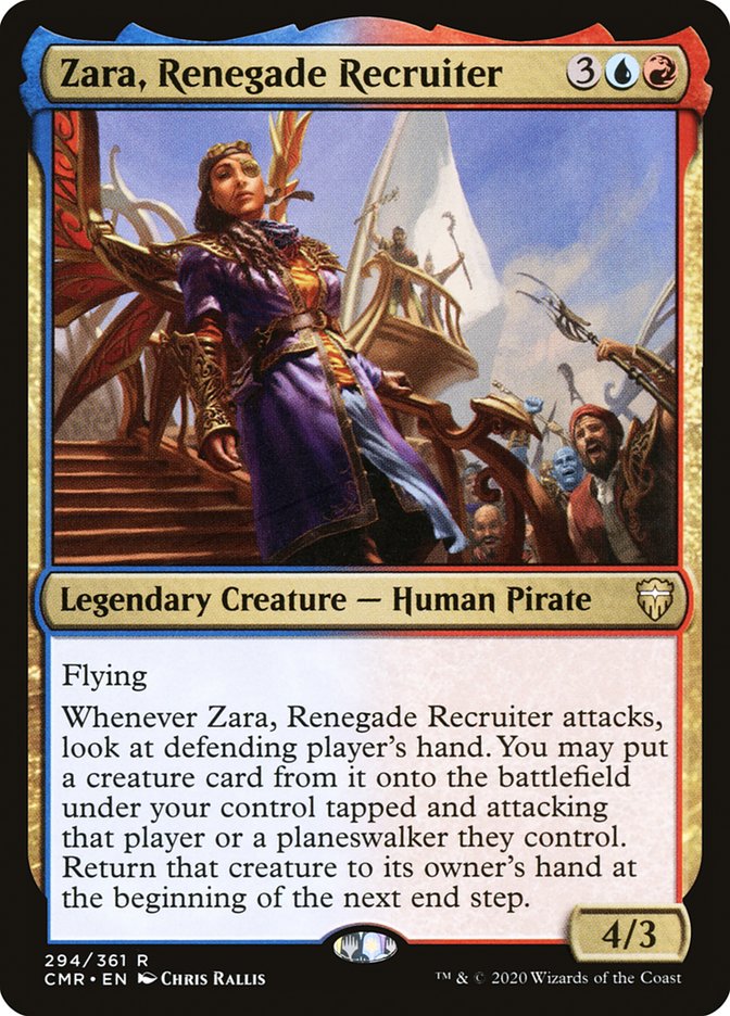 Zara, Renegade Recruiter [Commander Legends] | Pandora's Boox