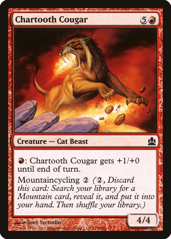Chartooth Cougar [Commander 2011] | Pandora's Boox