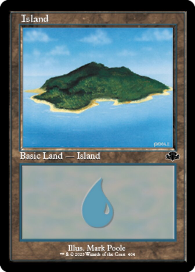 Island (404) (Retro) [Dominaria Remastered] | Pandora's Boox