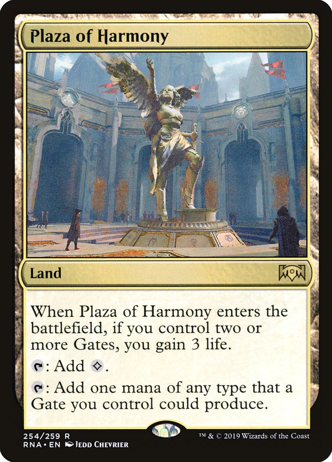 Plaza of Harmony [Ravnica Allegiance] | Pandora's Boox